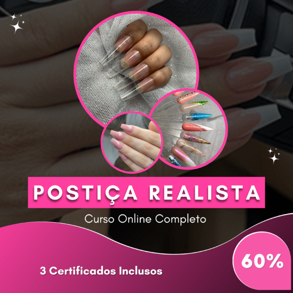 Curso Completo Postiça Realista - Digital Nails