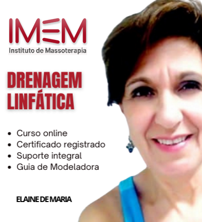 curso DRENAGEM linfática MODELADORA elaine de maria